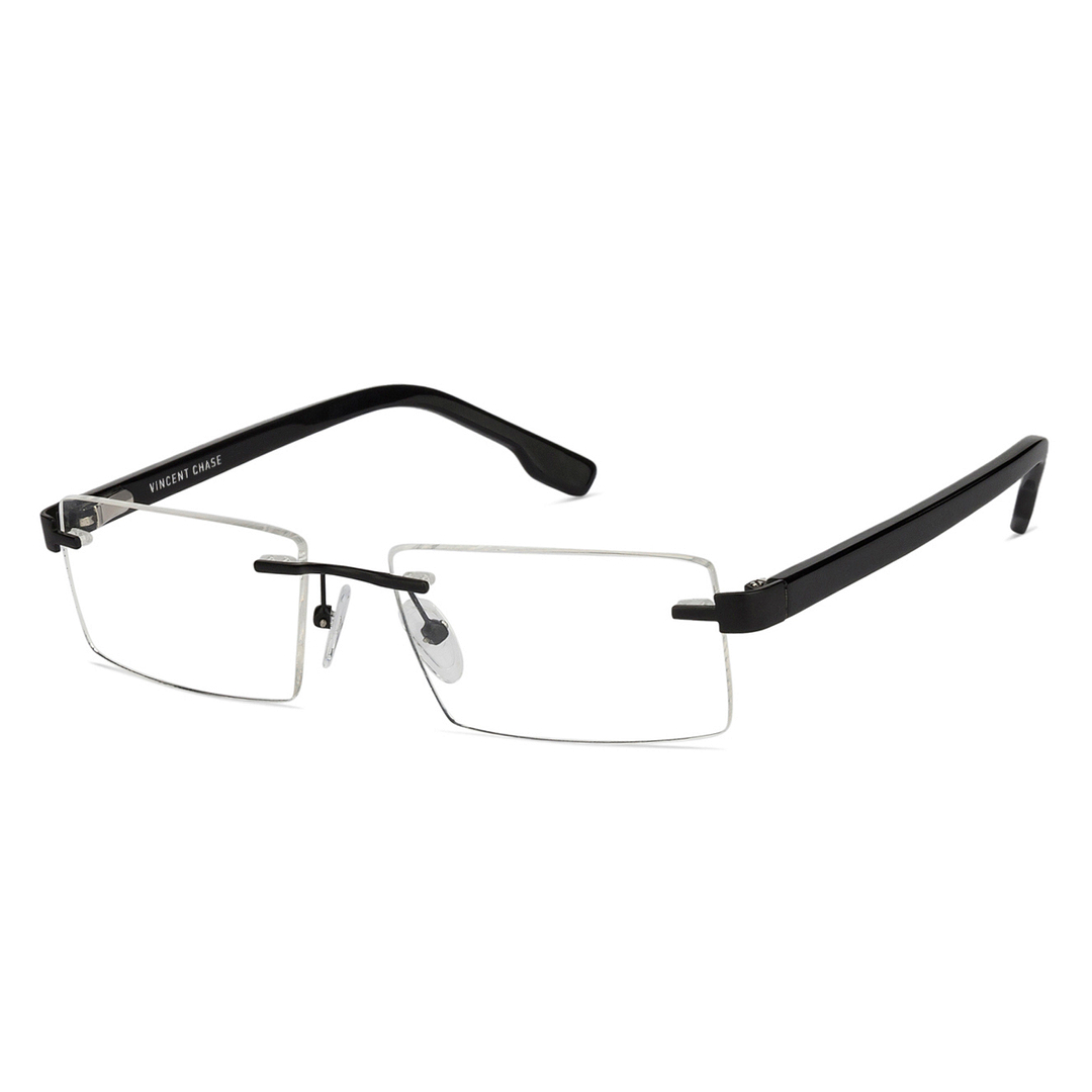 Vincent Chase Online Black Rimless Rectangle right side