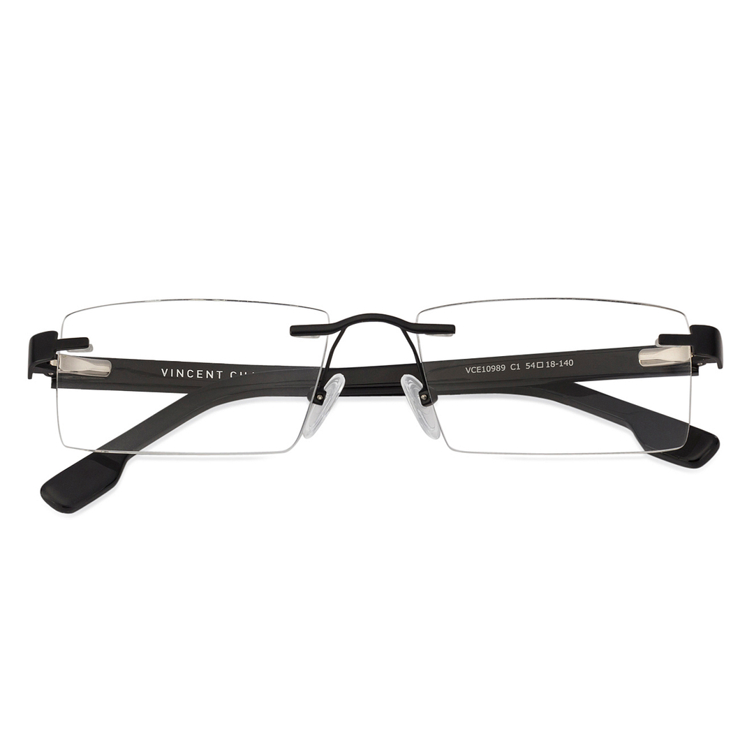 Vincent Chase Online Black Rimless Rectangle right side