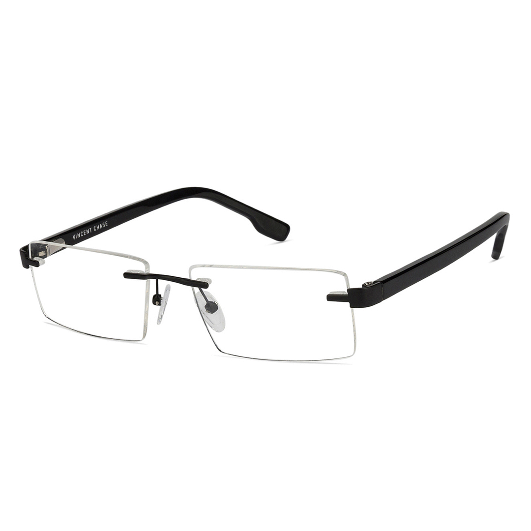Vincent Chase Online Black Rimless Rectangle right side