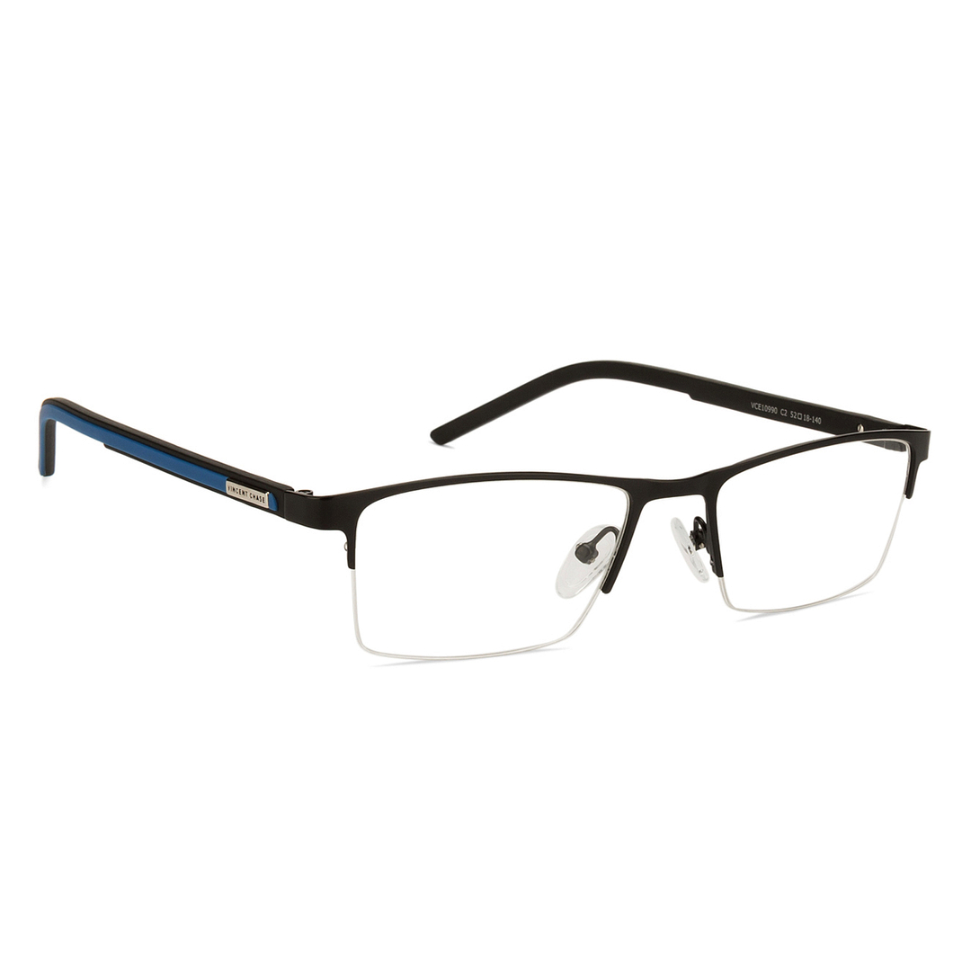 Lenskart Air Online Black Half Rim Rectangle left side