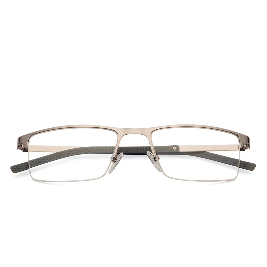 Vincent Chase Online Mid Gunmetal Half Rim Rectangle right side