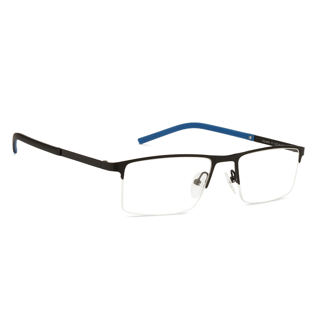Vincent Chase Online Black Half Rim Rectangle left side