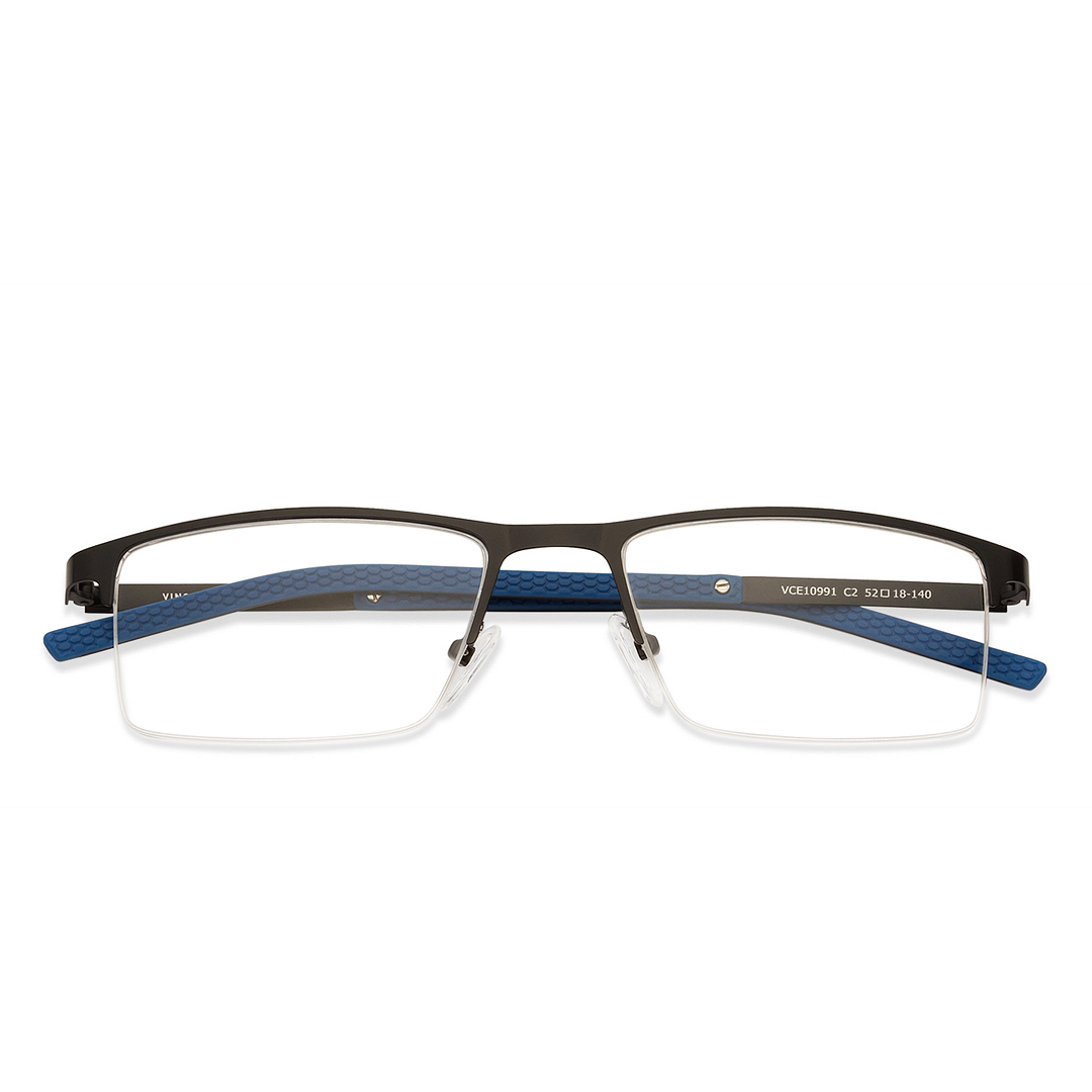 Vincent Chase Online Black Half Rim Rectangle right side