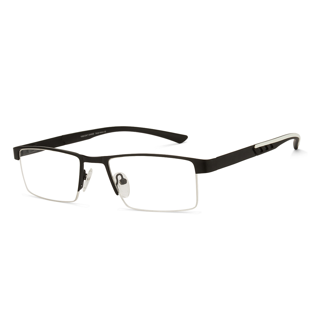 Vincent Chase Online Black Half Rim Rectangle right side