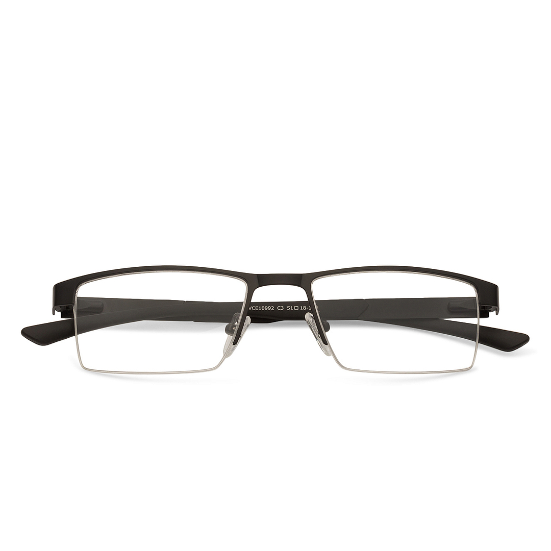 Vincent Chase Online Black Half Rim Rectangle right side
