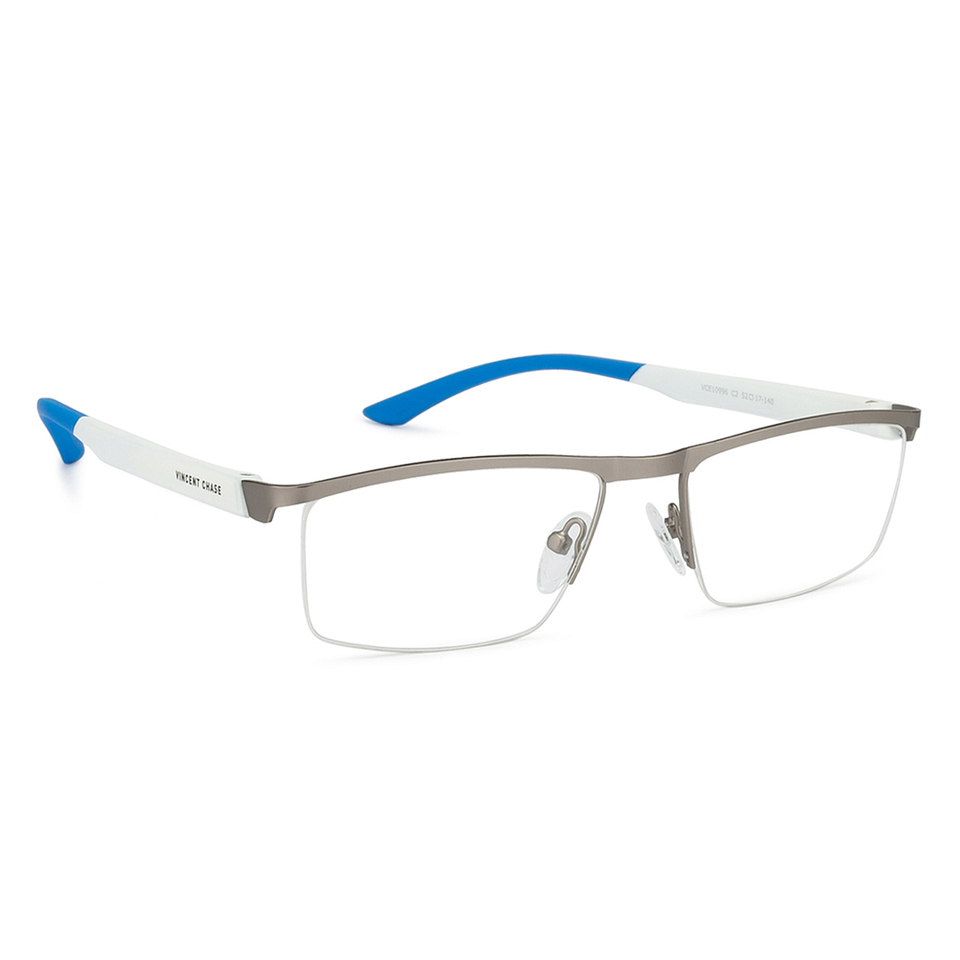 Lenskart Air Online Mid Gunmetal Half Rim Rectangle right side