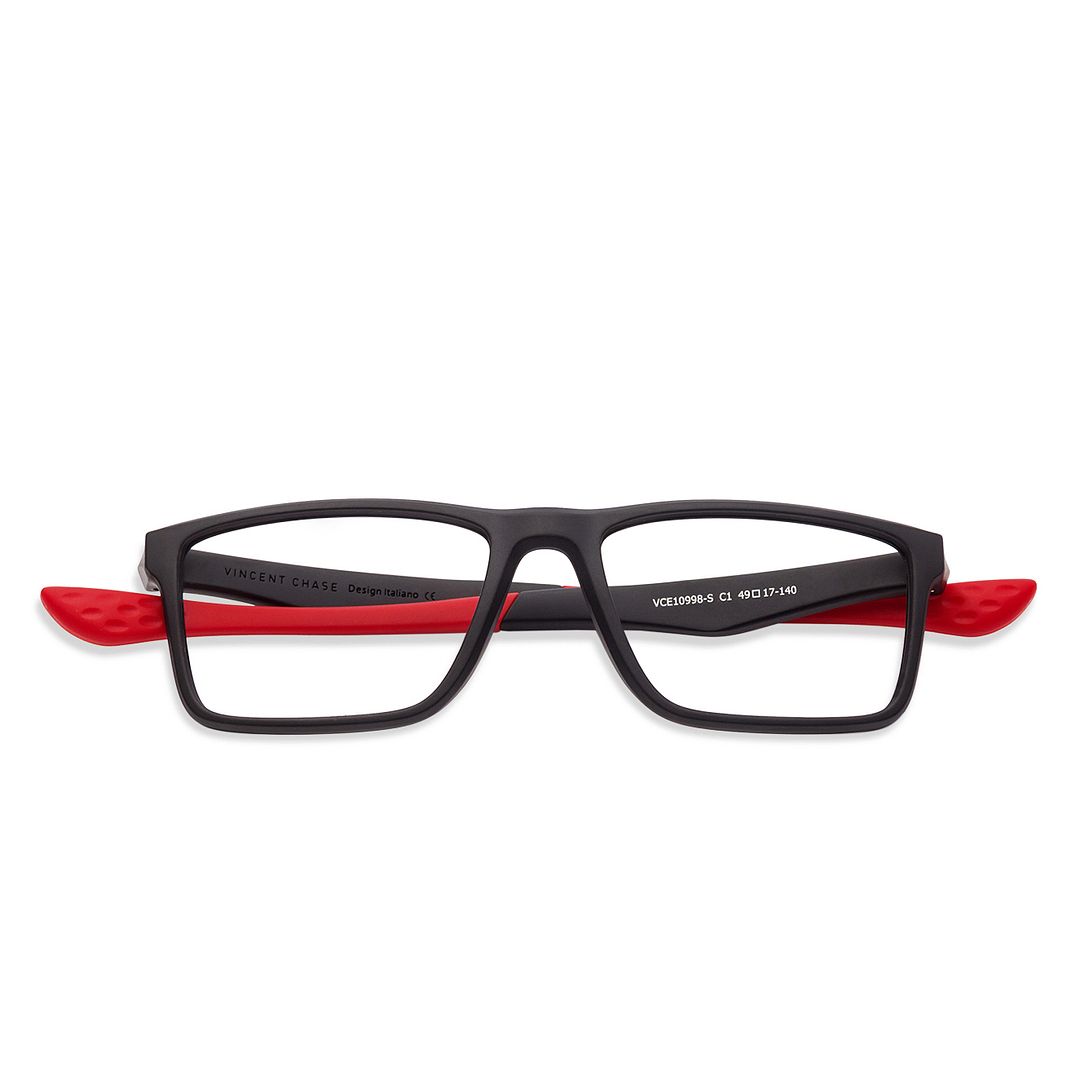 Lenskart Air Online Black Full Rim Rectangle left side