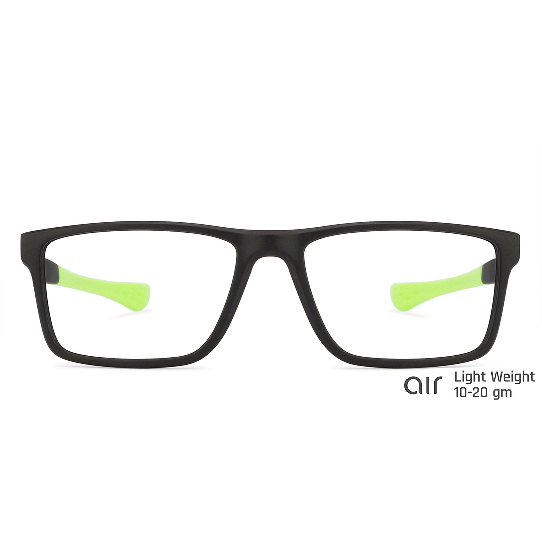 Lenskart Air Online Black Full Rim Rectangle left side
