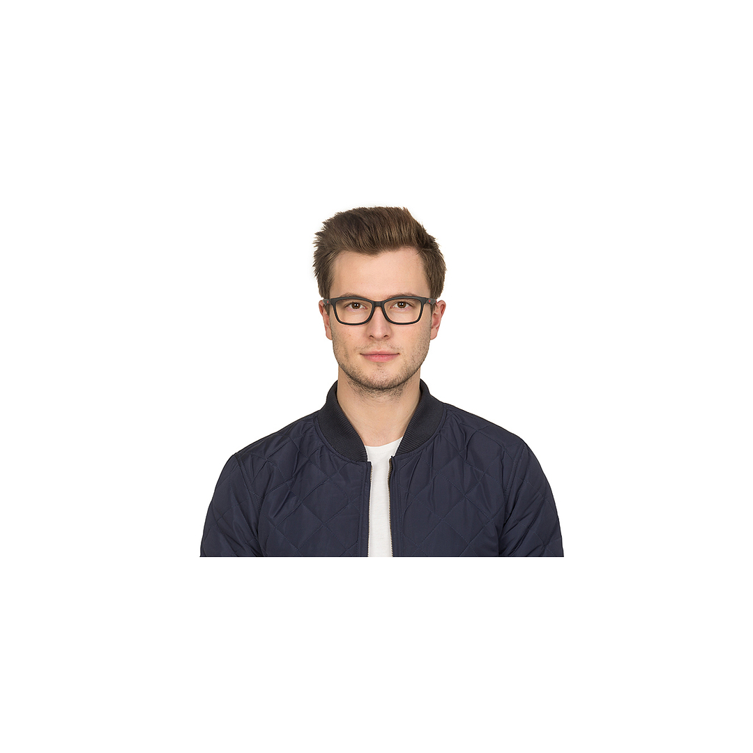 Lenskart Air Online Black Full Rim Rectangle left side