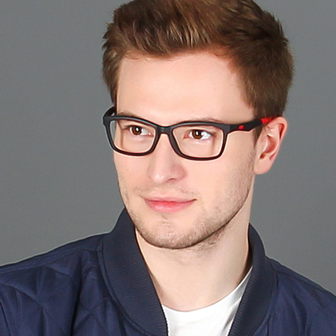 Lenskart Air Online Black Full Rim Rectangle right side