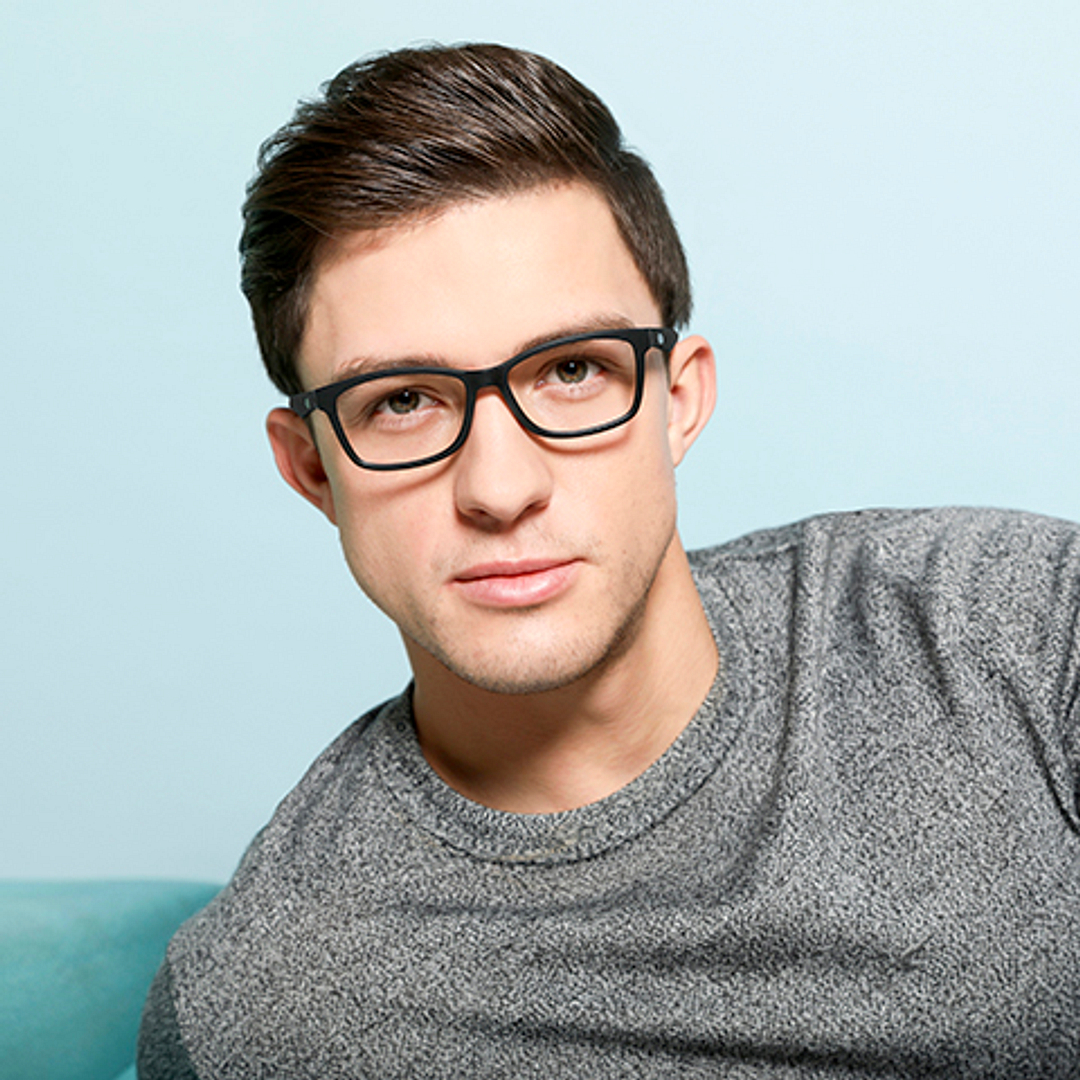 Lenskart Air Online Black Full Rim Rectangle right side