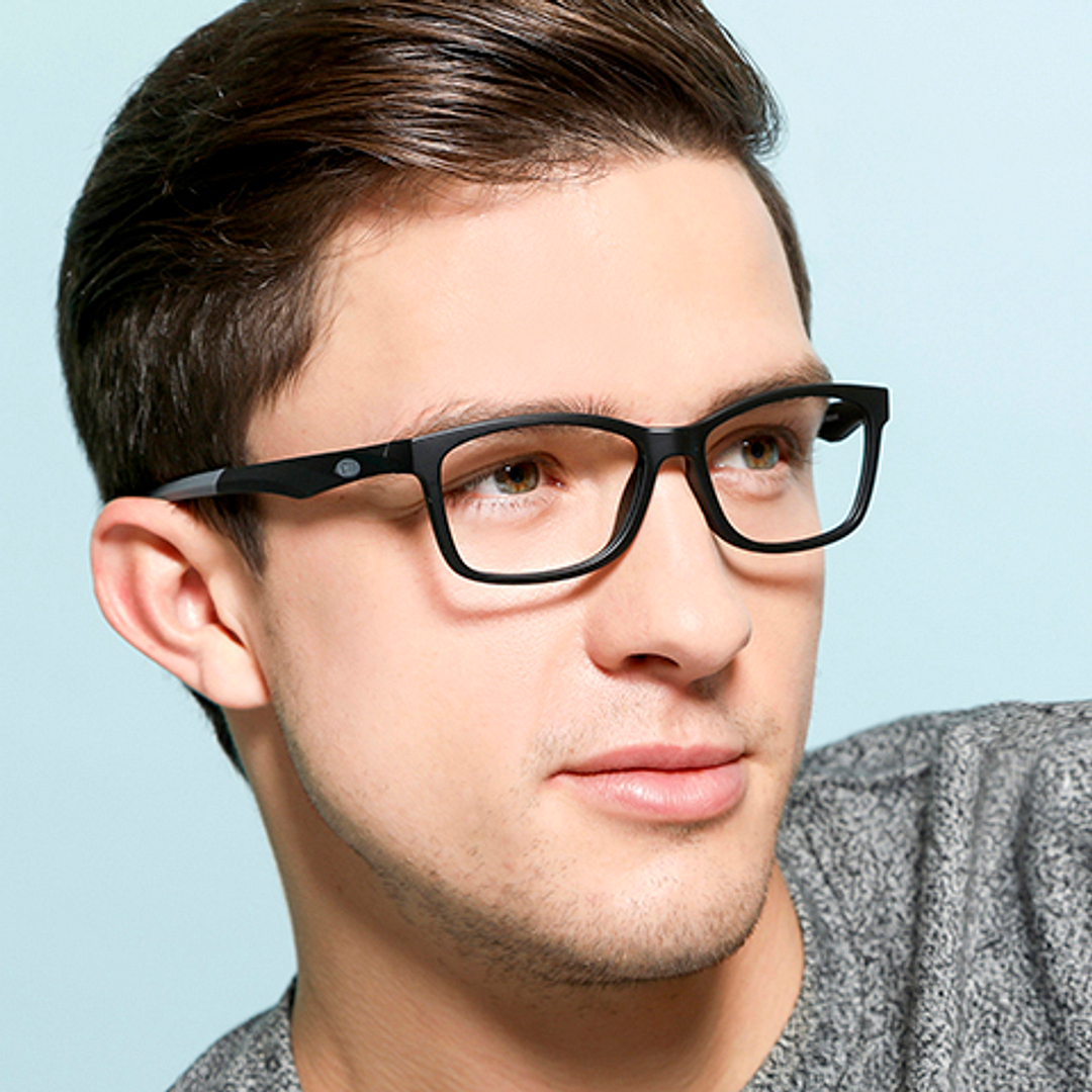 Lenskart Air Online Black Full Rim Rectangle right side