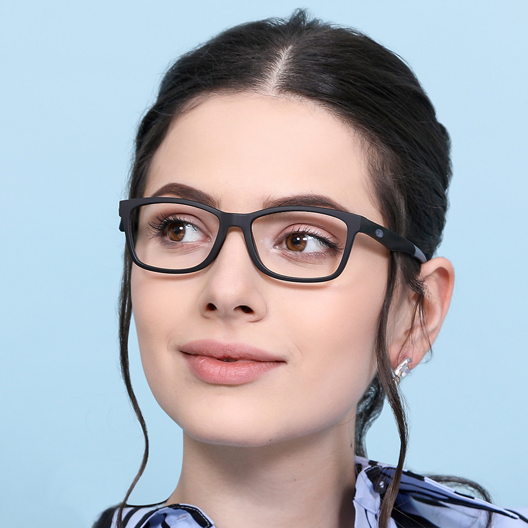 Lenskart Air Online Black Full Rim Rectangle right side