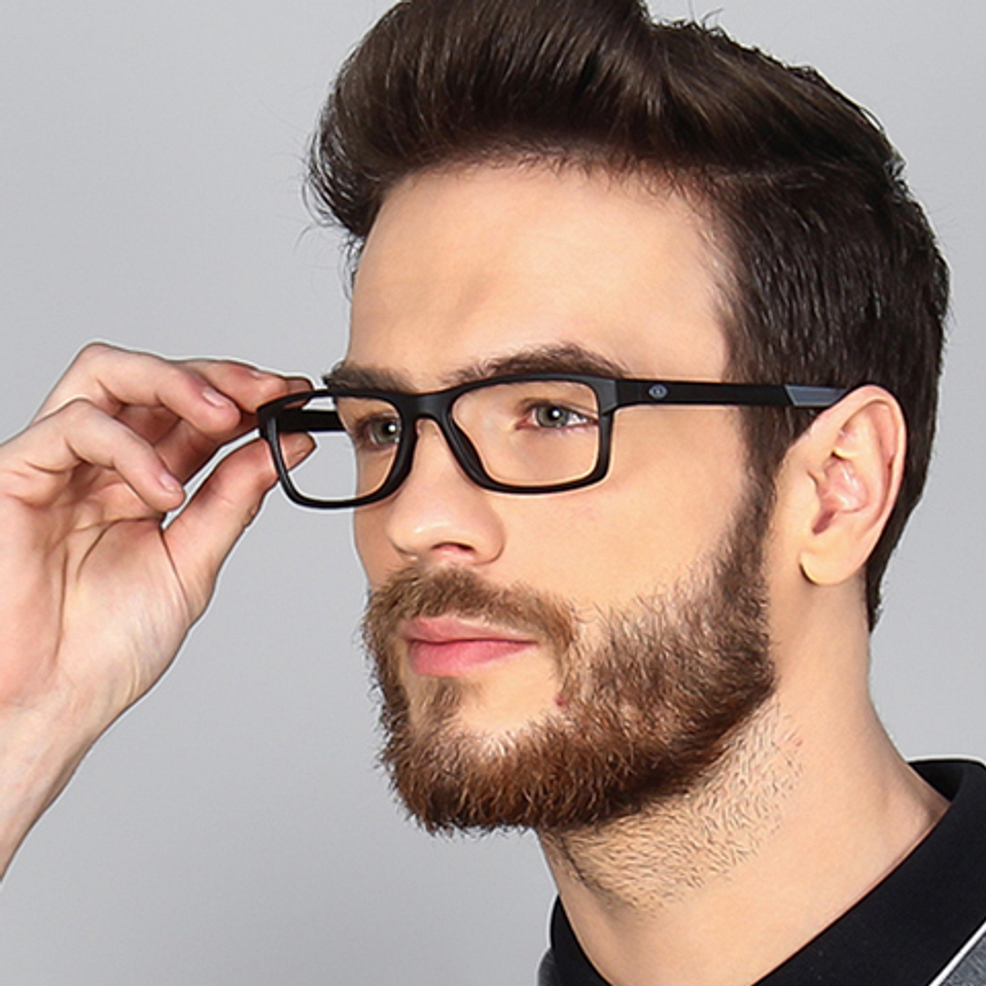 Lenskart Air Online Black Full Rim Rectangle right side