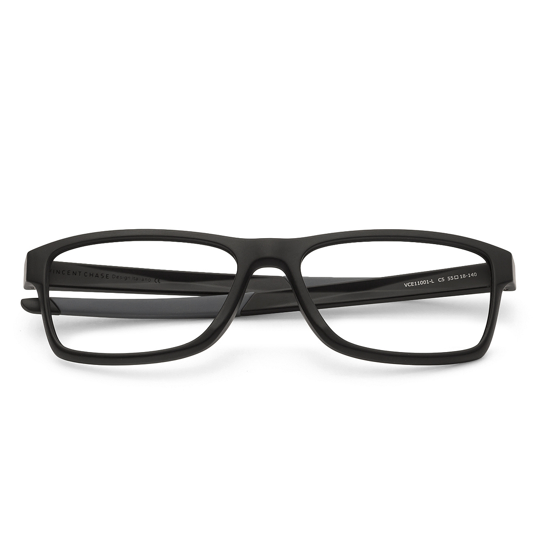 Lenskart Air Online Black Full Rim Rectangle left side