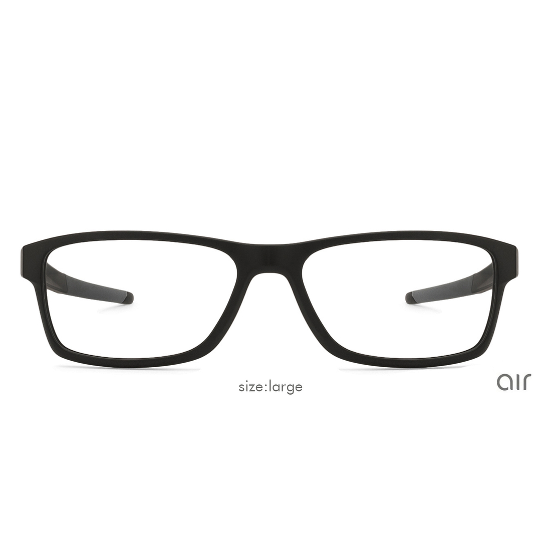 Lenskart Air Online Black Full Rim Rectangle left side