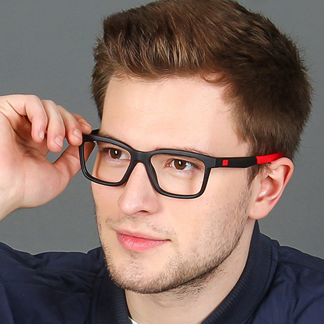 Lenskart Air Online Black Full Rim Rectangle right side