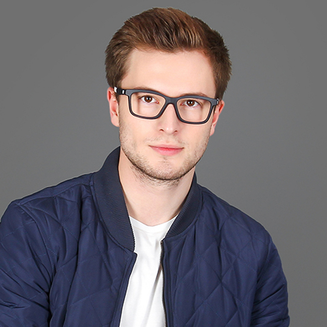 Lenskart Air Online Sky Blue Full Rim Rectangle right side