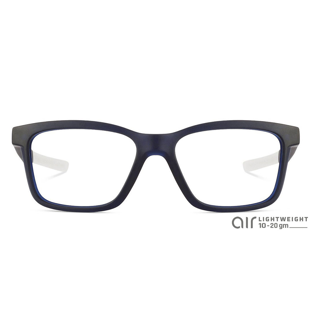 Lenskart Air Online Sky Blue Full Rim Rectangle left side