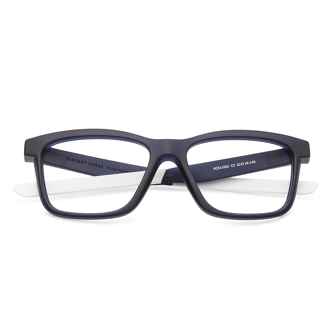 Lenskart Air Online Sky Blue Full Rim Rectangle left side