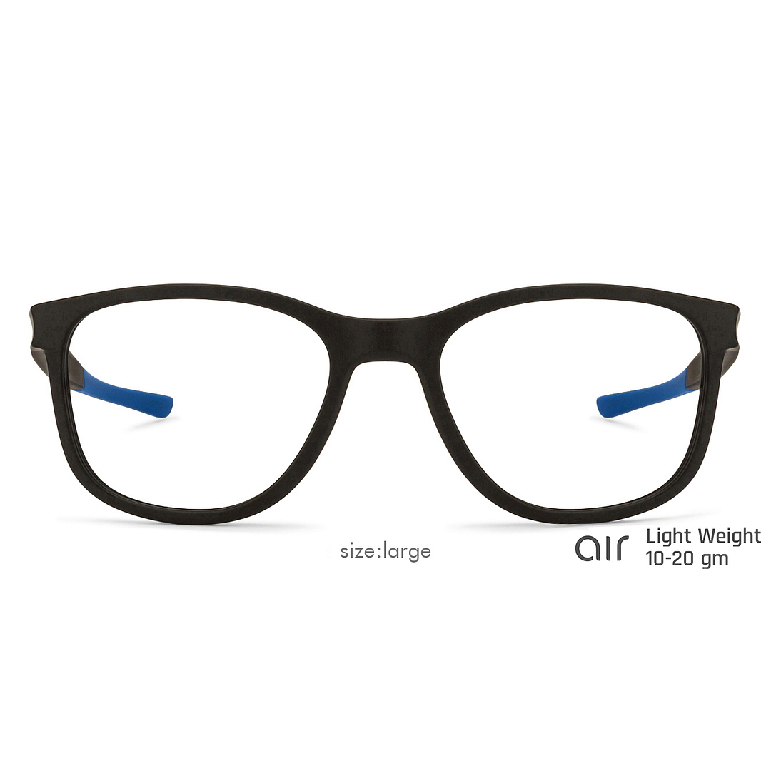Lenskart Air Online Black Full Rim Square left side