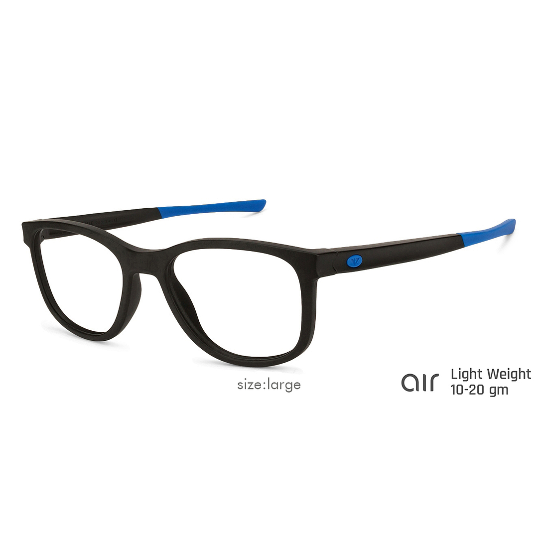 Lenskart Air Online Black Full Rim Square left side