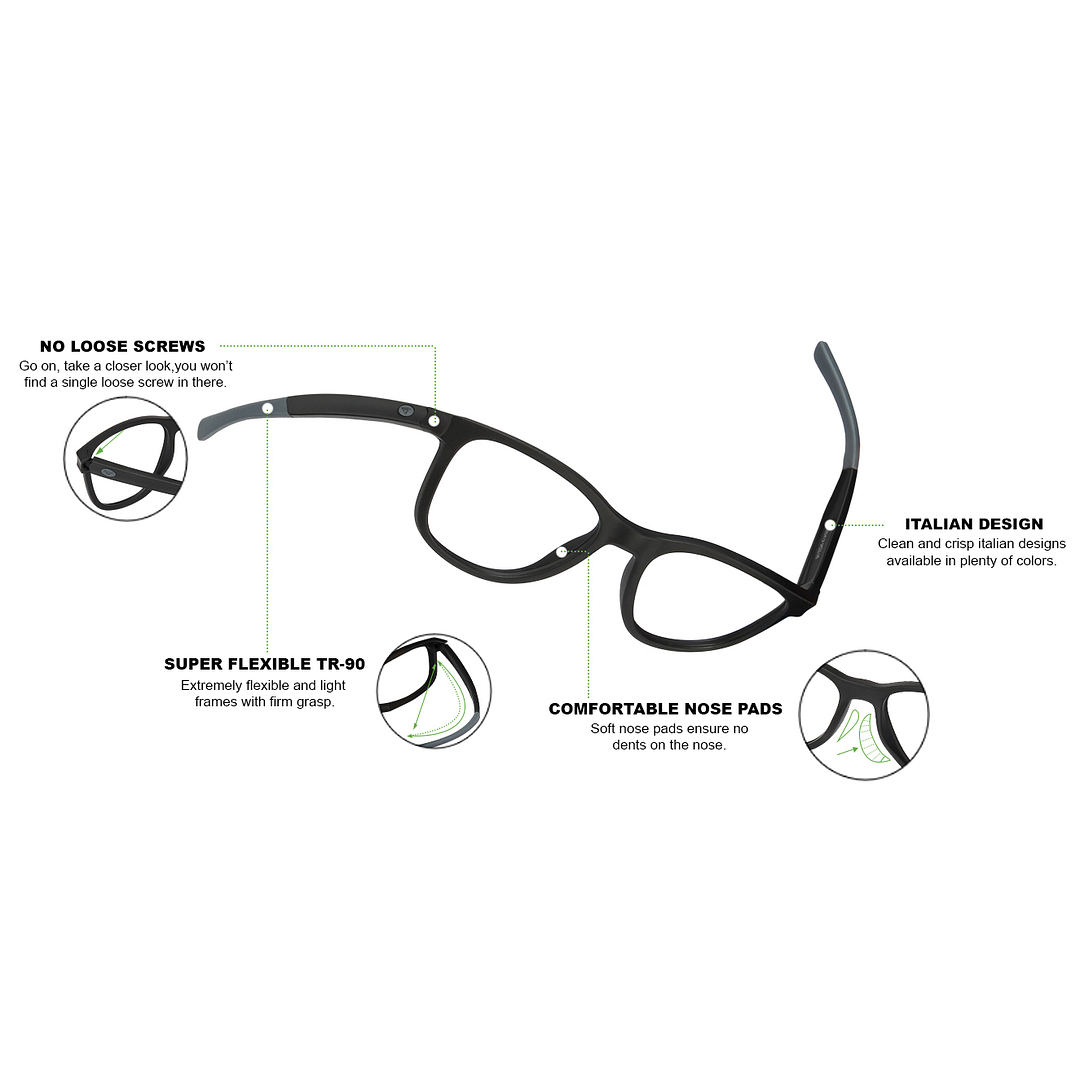 Lenskart Air Online Black Full Rim Square right side