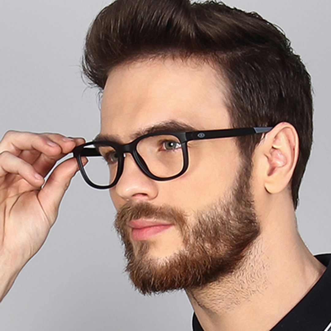 Lenskart Air Online Black Full Rim Square left side