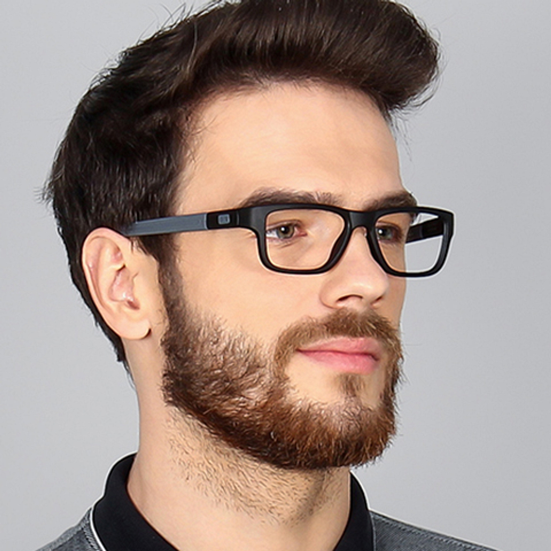 Lenskart Air Online Black Full Rim Rectangle left side