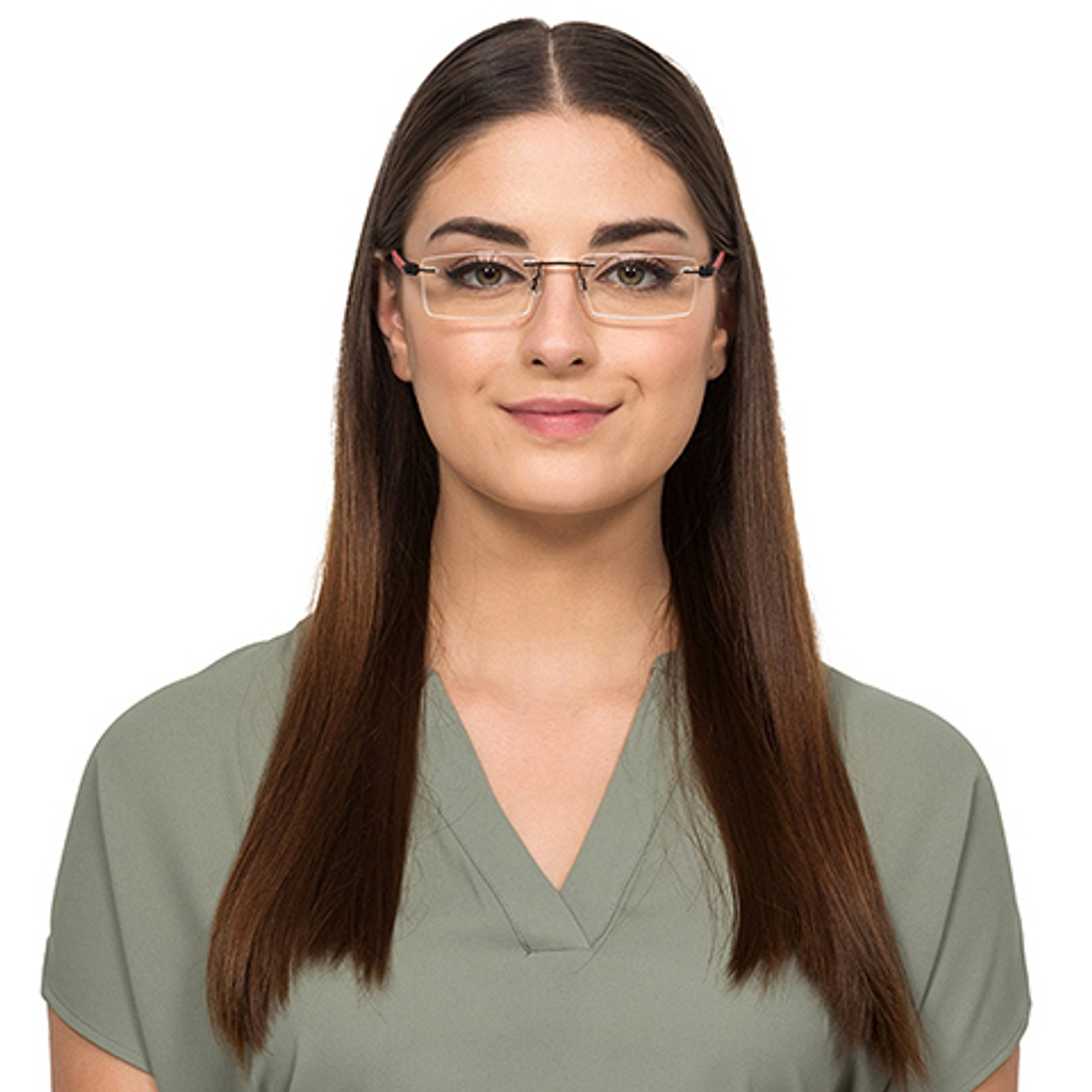 Lenskart Air Online Black Rimless Rectangle right side