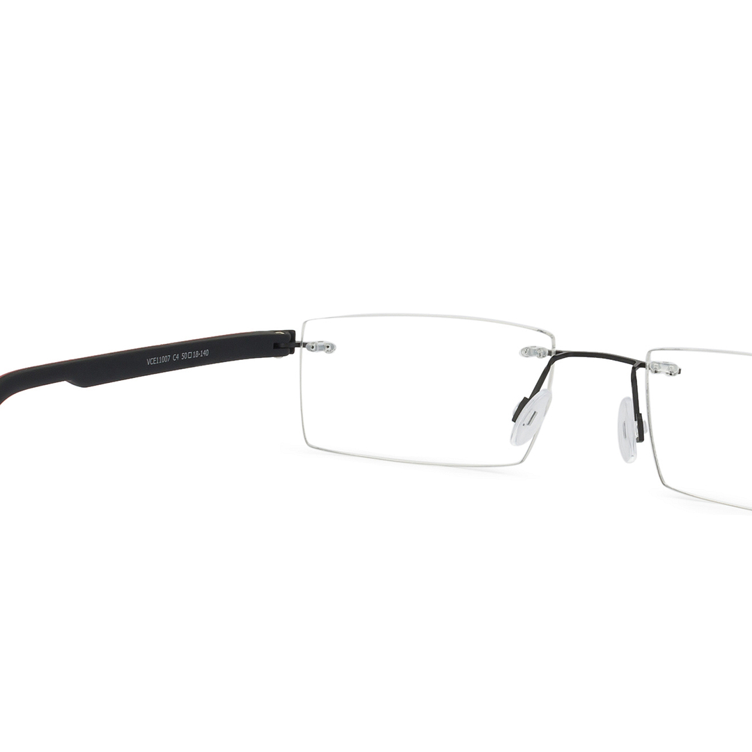Lenskart Air Online Black Rimless Rectangle left side