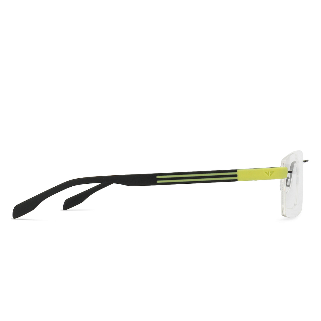 Lenskart Air Online Black Rimless Rectangle right side