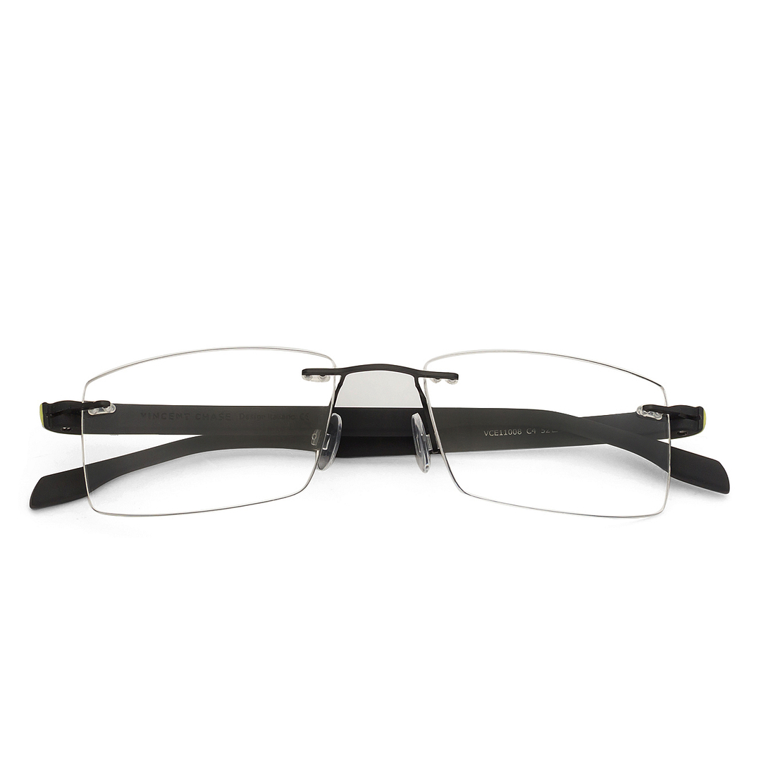 Lenskart Air Online Black Rimless Rectangle right side
