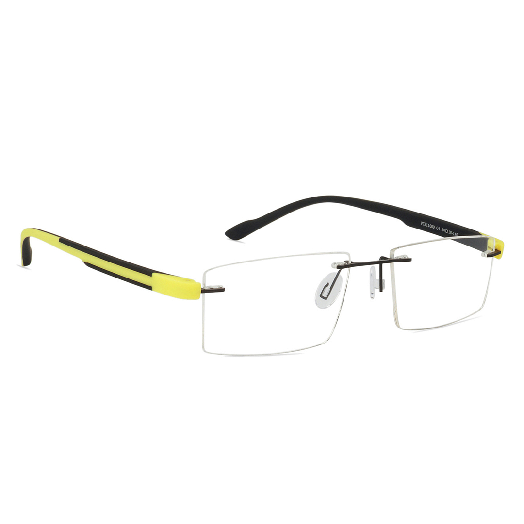 Lenskart Air Online Black Rimless Rectangle left side