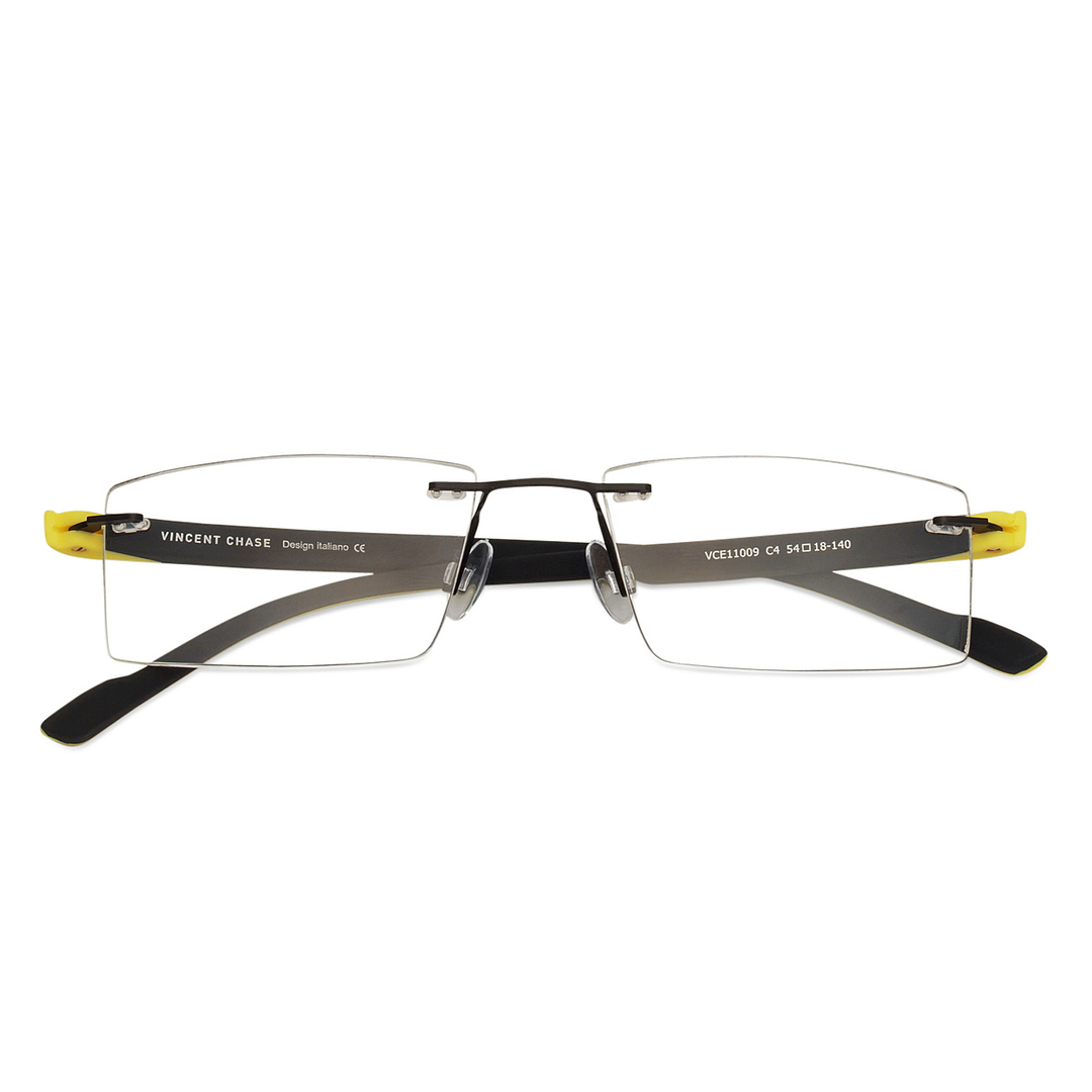 Lenskart Air Online Black Rimless Rectangle right side