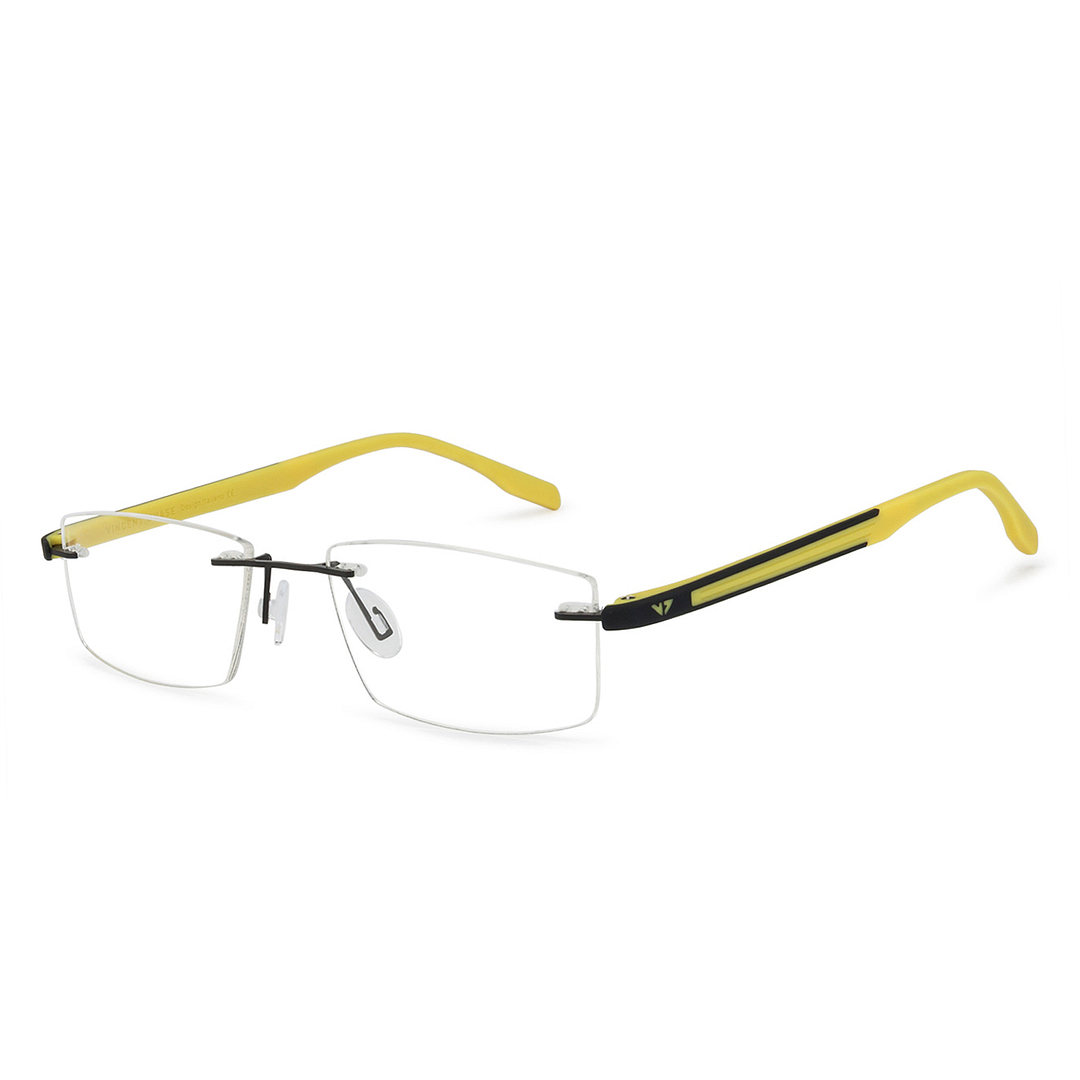 Lenskart Air Online Black Rimless Rectangle left side