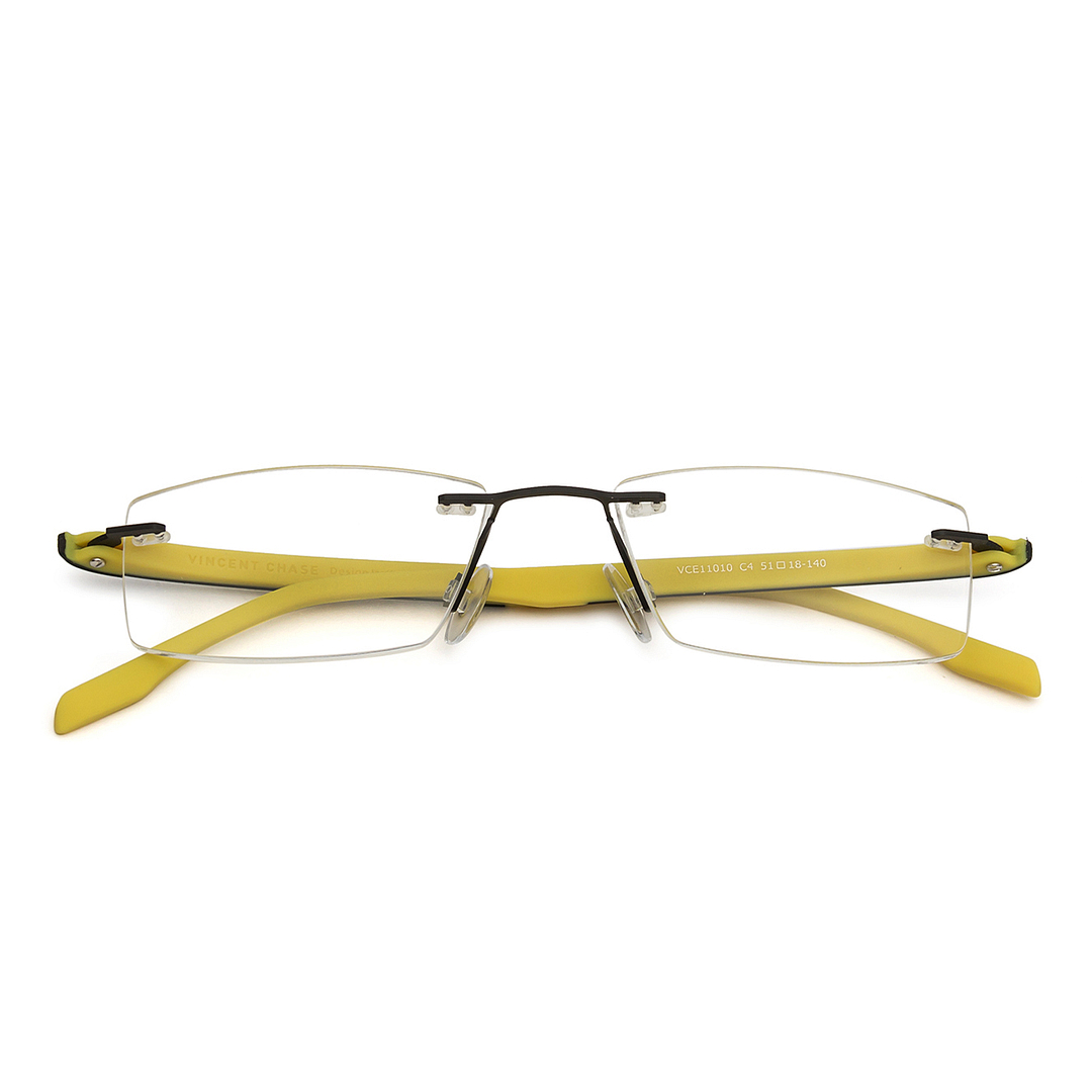 Lenskart Air Online Black Rimless Rectangle right side