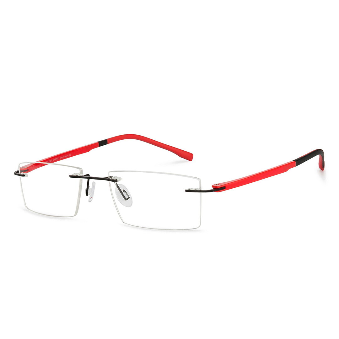 Lenskart Air Online Black Rimless Rectangle right side