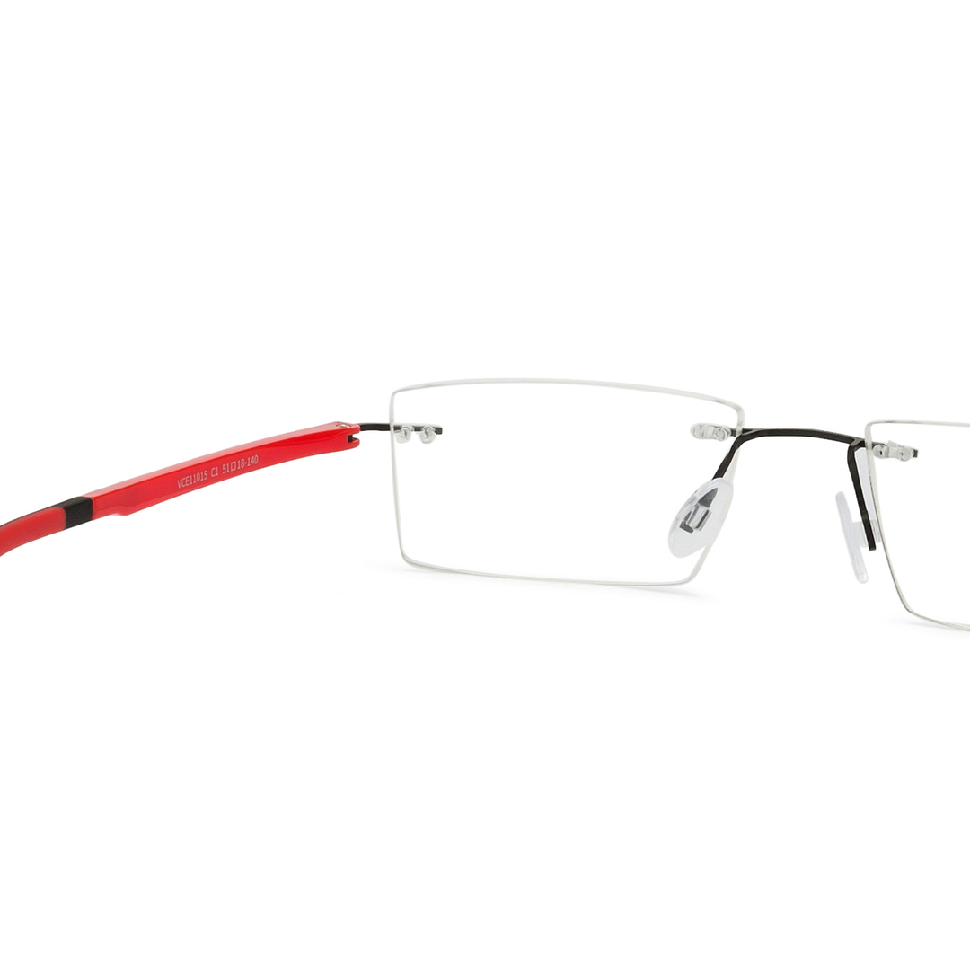Lenskart Air Online Black Rimless Rectangle left side