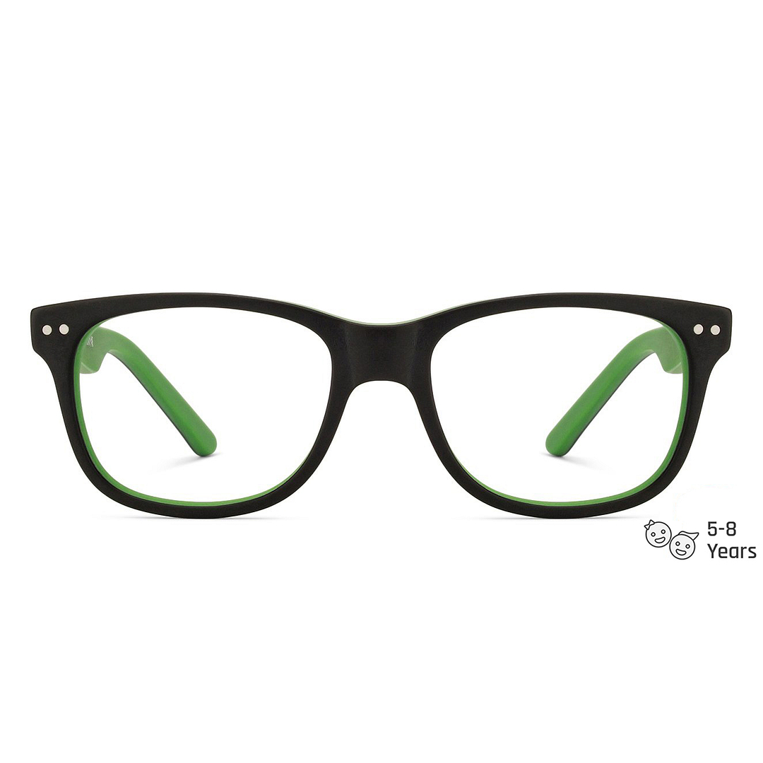 Hooper Online Black Full Rim Rectangle left side