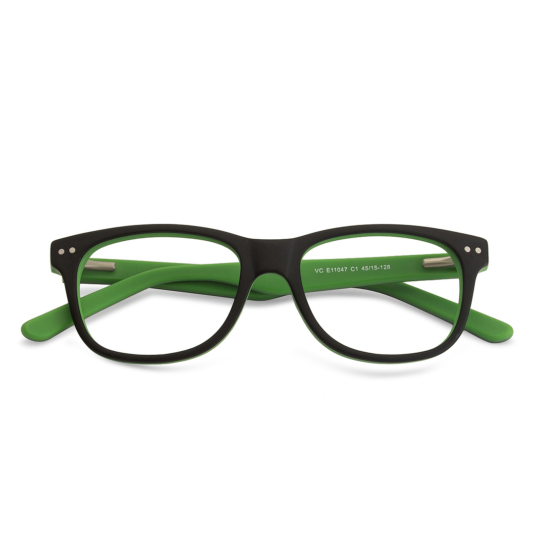 Hooper Online Black Full Rim Rectangle left side