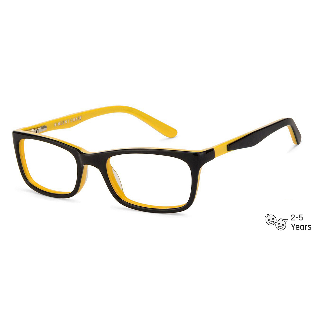 Hooper Online Yellow Full Rim Rectangle left side