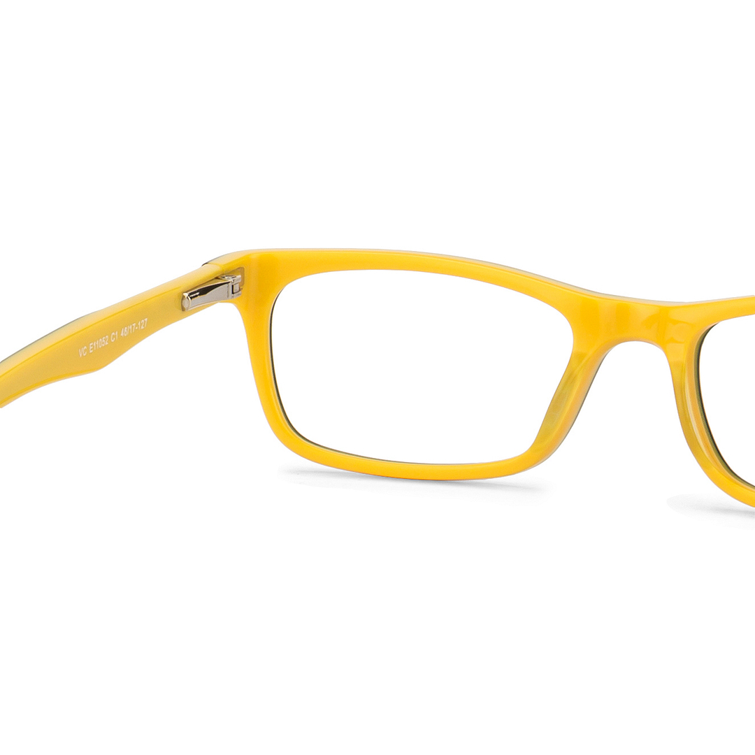 Hooper Online Yellow Full Rim Rectangle right side