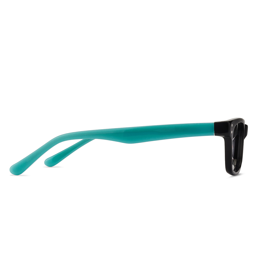 Hooper Online Black Full Rim Rectangle left side