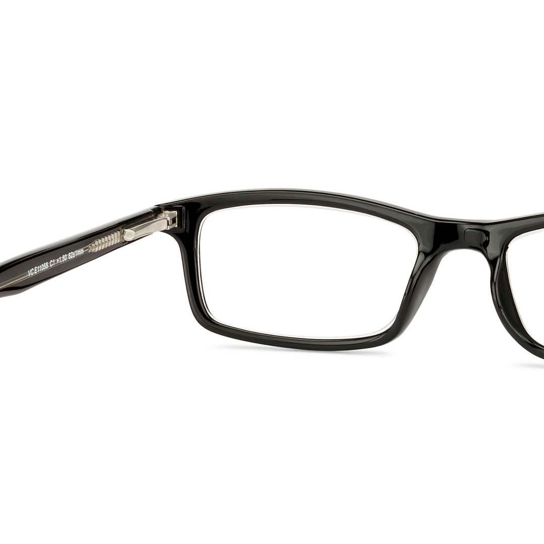 Lenskart READERS Black Black Full Rim Rectangle Lenskart READERS VC E11058 Only for 1 5 Prefitted Powers left side