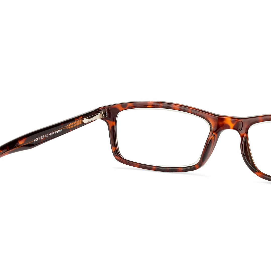 Lenskart READERS Demi Turquoise Full Rim Rectangle Lenskart READERS VC E11058 Only for 3 5 Prefitted Powers right side
