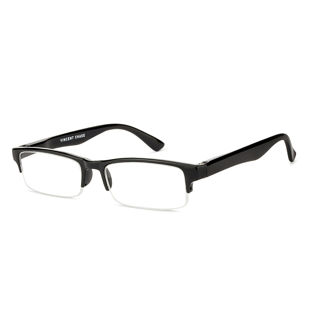 Lenskart READERS Black Black Half Rim Rectangle Lenskart READERS VC E11059 Only for 1 5 Prefitted Powers right side