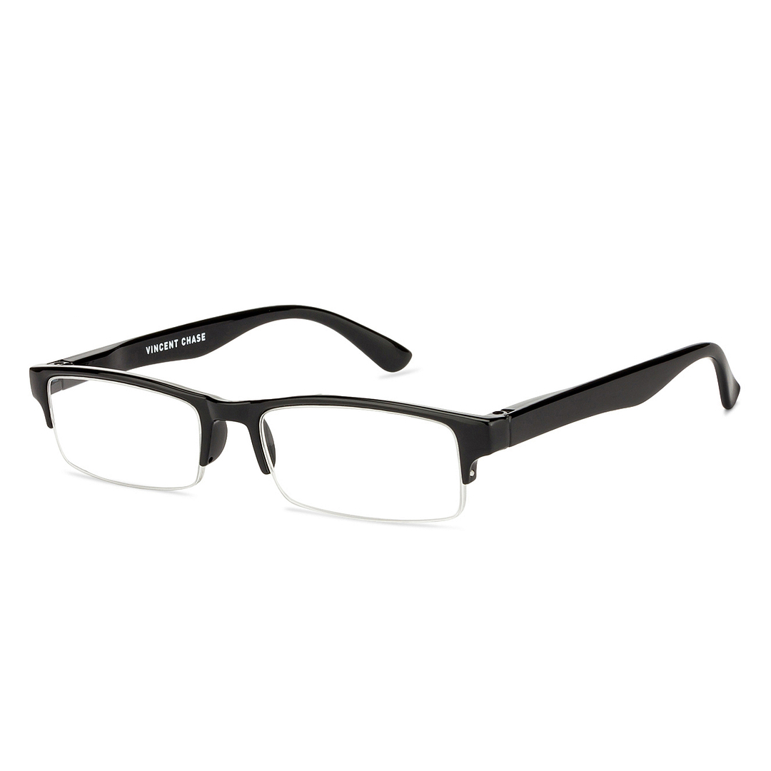 Lenskart READERS Black Black Half Rim Rectangle Lenskart READERS VC E11059 Only for 2 5 Prefitted Powers right side