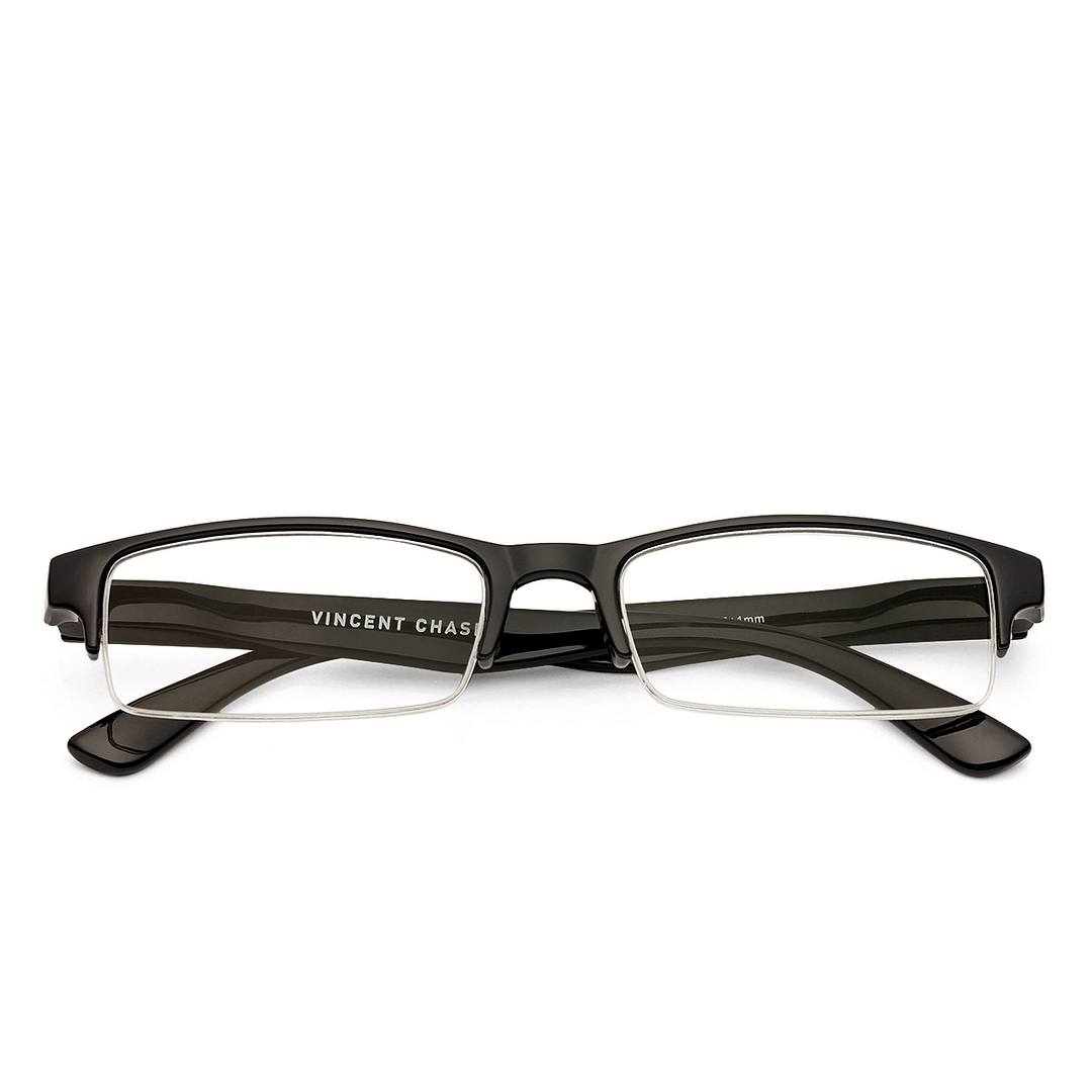 Lenskart READERS Black Black Half Rim Rectangle Lenskart READERS VC E11059 Only for 2 5 Prefitted Powers right side