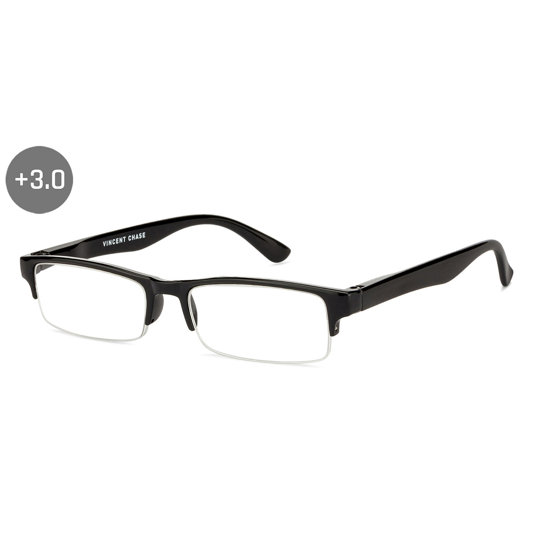Lenskart READERS Black Black Half Rim Rectangle Lenskart READERS VC E11059 Only for 3 Prefitted Powers right side